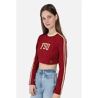 Florida State Hype And Vice Super Crop Long Sleeve Top