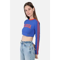 Florida Hype And Vice Super Crop Long Sleeve Top