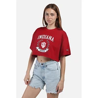 Indiana Hype And Vice Giant Logo Track Top Cropped Tee