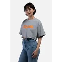 Vols | Tennessee Lady Track Solid Cropped Tee Alumni Hall