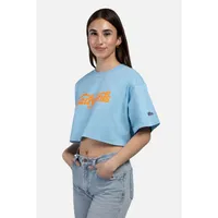 Lady Vols | Tennessee Track Cropped Tee Orange Mountain