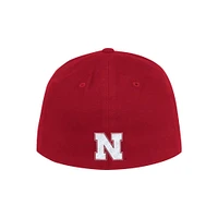 Nebraska Adidas Go Big Red Unstructured Stretch Flex Fit Hat