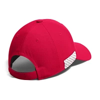 Nebraska Adidas Poly Structured Adjustable Cap