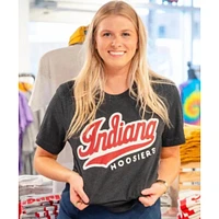 Indiana Script Hoosiers Black Tee