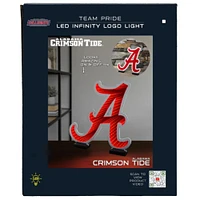 Alabama LED Infinity Logo Light
