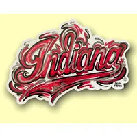  Hoosiers | Indiana 4x 6 Script Decal | Alumni Hall