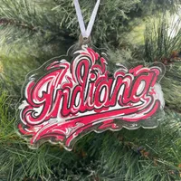  Hoosiers | Indiana Script Ornament | Alumni Hall