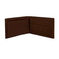 Kentucky Zep-Pro Brown Leather Embossed Bifold Wallet