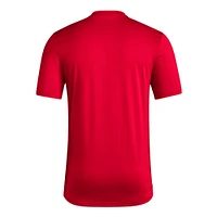 Nebraska Adidas On Court Orbit Tee