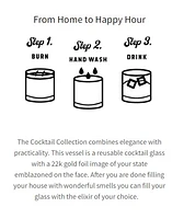 T-Town 11 Oz Soy Candle - Rocks Glass