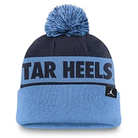 UNC Jordan Brand Primetime Peak Pom Beanie