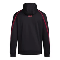 Nebraska Adidas Sideline Travel Pullover Hoodie