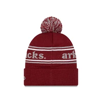 Arkansas New Era Marquee Knit Pom Beanie