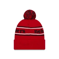 Nebraska New Era Marquee Knit Pom Beanie