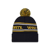 West Virginia New Era Marquee Knit Pom Beanie