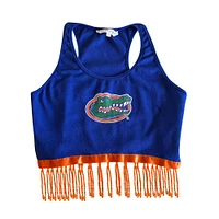 Florida Emerson Krypto Racerback with Rhinestone Fringe Tank Top