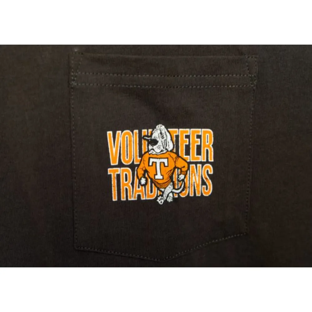 Vols | Tennessee Volunteer Traditions Vault Checkered Smokey Pocket Tee Alumni Hall