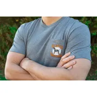 Ahs | Volunteer Traditions Bluetick Baseball Pocket Tee Alumni Hall