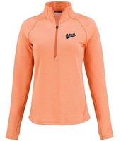 Auburn Script Cutter & Buck Peshastin Fleece Half Zip Pullover