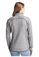 UNC Cutter & Buck Women's Mainsail Sweater Knit Jacket