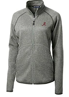 Alabama Cutter & Buck Women's Mainsail Sweater Knit Jacket
