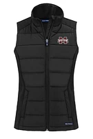 Mississippi State Cutter & Buck Women's Evoke Eco Vest