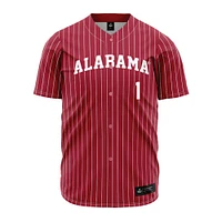 Alabama Justin Lebron Pinstripe Baseball Jersey