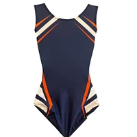 Auburn Stripes Foxy's Leotard