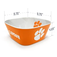 Clemson Melamine Large Party Bowl