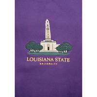 LSU Campus Building Embroidered Crew