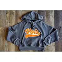 Tennessee Volunteer Traditions Women's Script Vols Chenille Cropped Hoodie