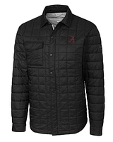 Alabama Cutter & Buck Men's Rainier Quilted Shirt Jacket