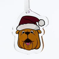 Mississippi State Bully Claus Acrylic Ornament