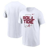 Alabama Nike Primary Wordmark Cotton Tee