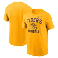 LSU Nike Cotton Football Helmet Tee