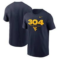 West Virginia Nike Primary Logo Cotton Tee