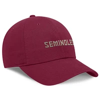 Florida State Nike Club Unstructured Tri-Glide Cap