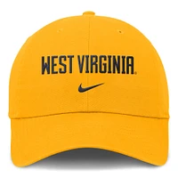 West Virginia Nike Sideline Club Unstructured Tri-Glide Cap