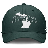 Michigan State Nike Rise Local Structured Swooshflex Cap