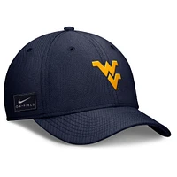 West Virginia Nike Rise Structured Swooshflex Cap