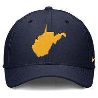 West Virginia Nike Rise Local Structured Swooshflex Cap