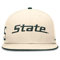 Michigan State Nike Dri-Fit Pro Structured Round Bill Fitted Cap