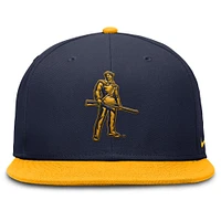 West Virginia Nike True Wool Fitted Cap