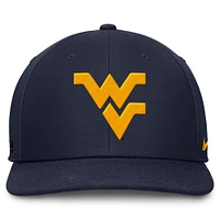 West Virginia Nike Dri-Fit Pro Structured Square Bill Cap