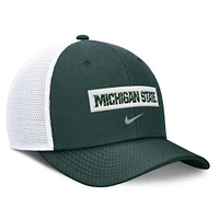 Michigan State Nike Momentum Stripe Structured Trucker Cap