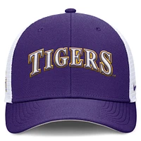 LSU Nike Dri-Fit Coaches Rise Structured Trucker Cap