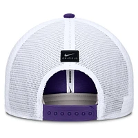 LSU Nike Dri-Fit Coaches Rise Structured Trucker Cap
