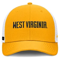 West Virginia Nike Rise Gameday Structured Trucker Cap