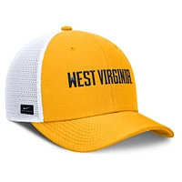 West Virginia Nike Rise Gameday Structured Trucker Cap