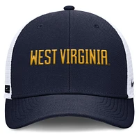 West Virginia Nike Rise Gameday Structured Trucker Cap